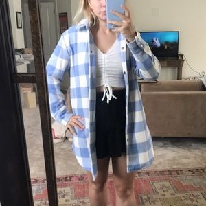 BB DAKOTA blue checkered jacket